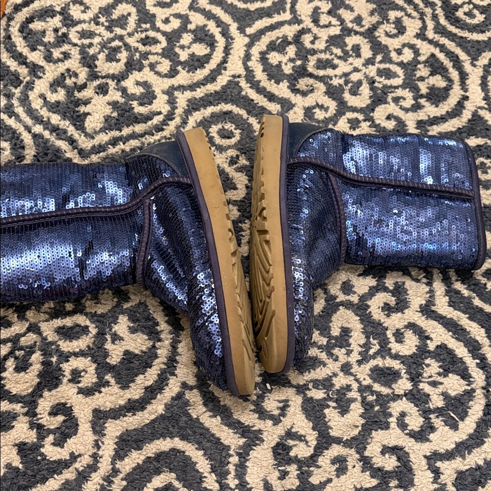 Blue Sequence Uggs - Picture 5 of 8